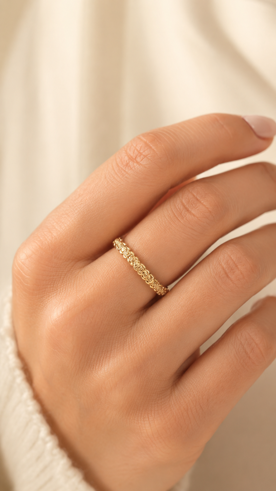 Bague Fleur Dorée