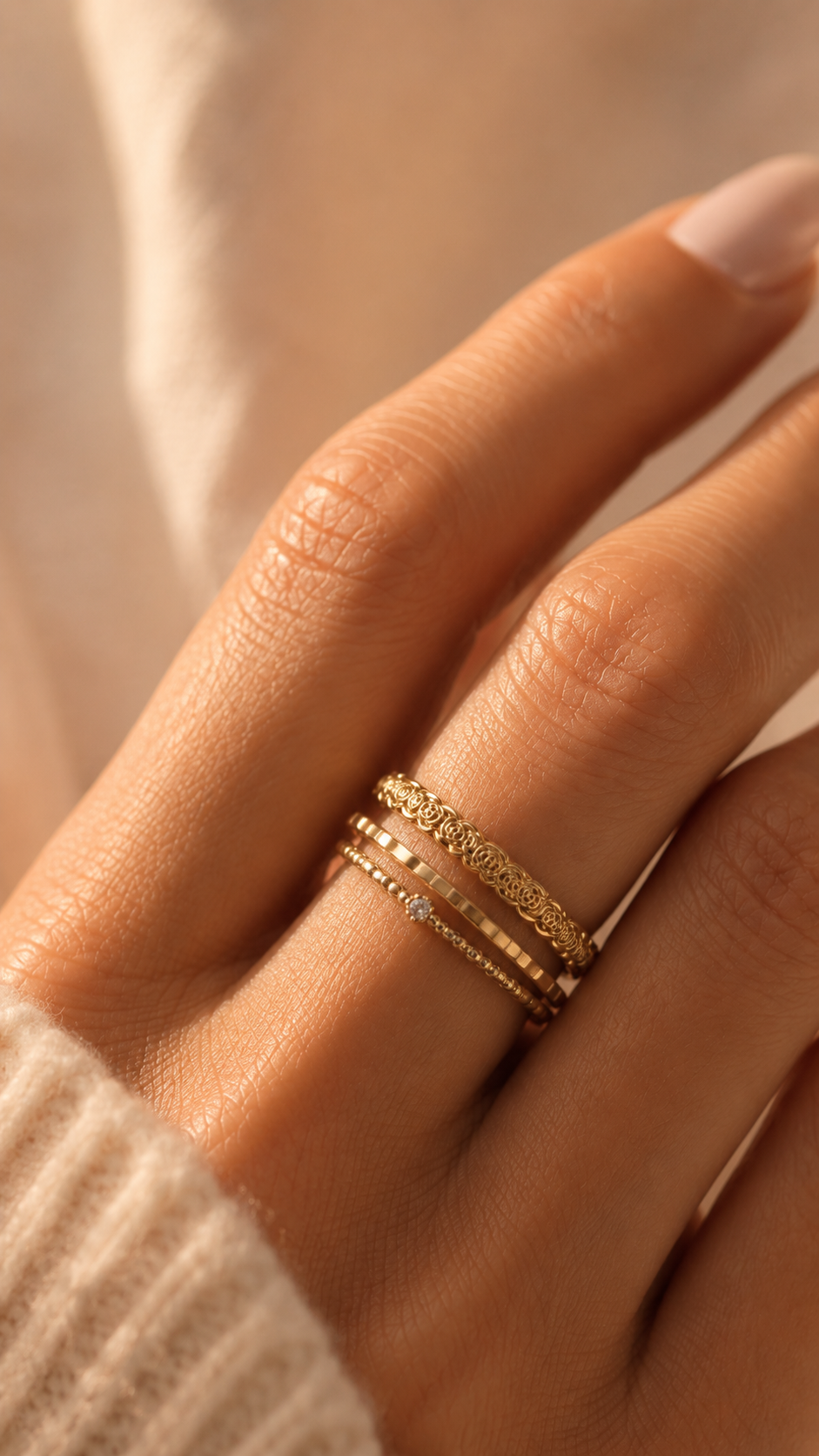 Bague Fleur Dorée